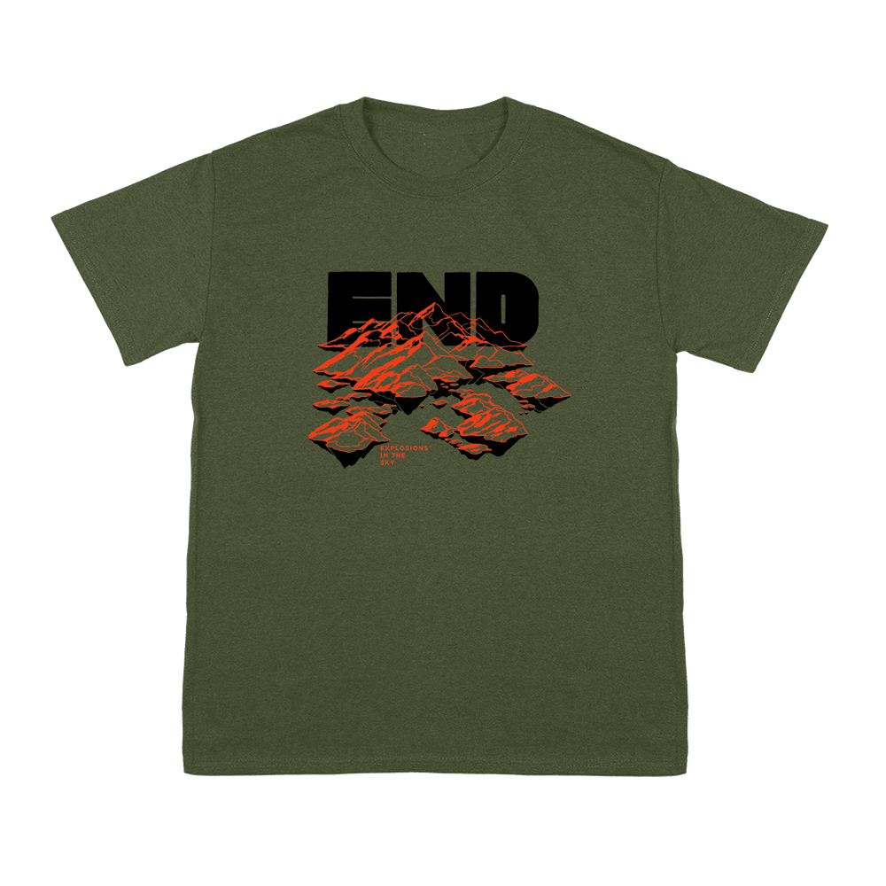 END Mountaintop Army Green Tee