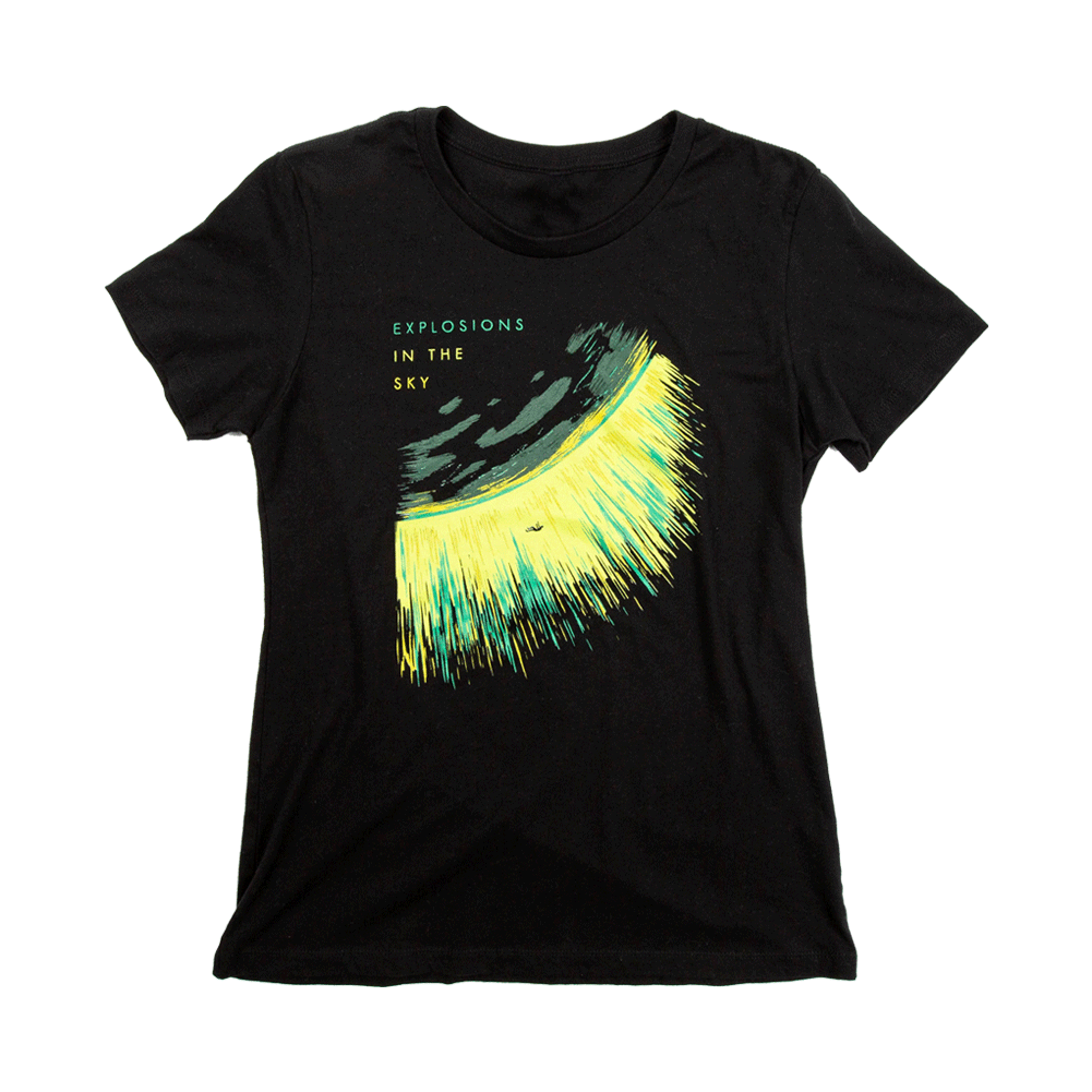EXPLOSIONS IN THE SKY 'INFINITE ORBIT FALLING' WOMENS BLACK TEE