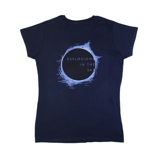 EXPLOSIONS IN THE SKY 'ECLIPSE' WOMENS NAVY TEE