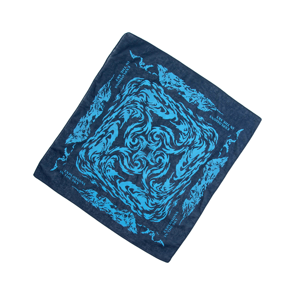 Wave Blue Bandana