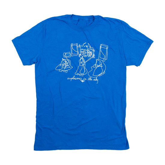 WIRE SCULPTURES BLUE TEE – Explosions in the Sky Official Store