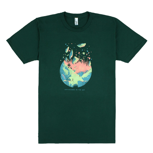 EXPLOSIONS IN THE SKY DISSOLVE FOREST GREEN TEE